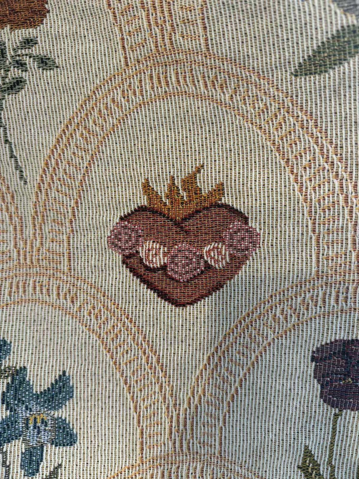 Virtues of Mary Woven Blanket
