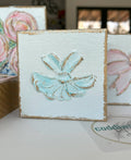 Ballet tutu  |  ballerina dancer textured mini wood block