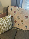 Virtues of Mary Woven Blanket