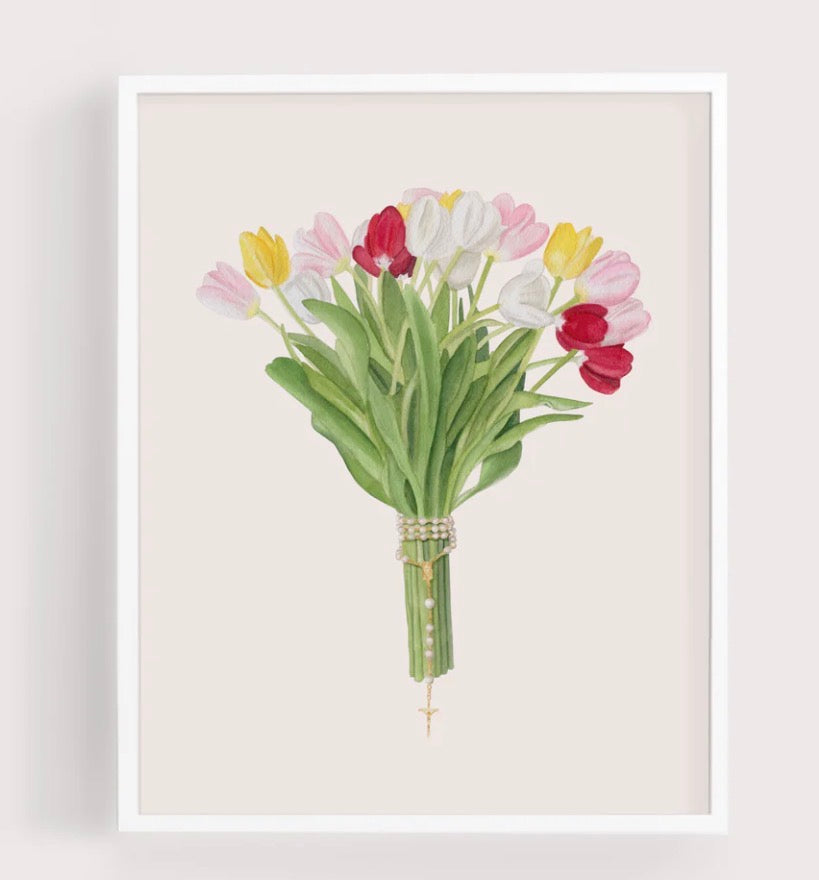 Tulips & the Rosary