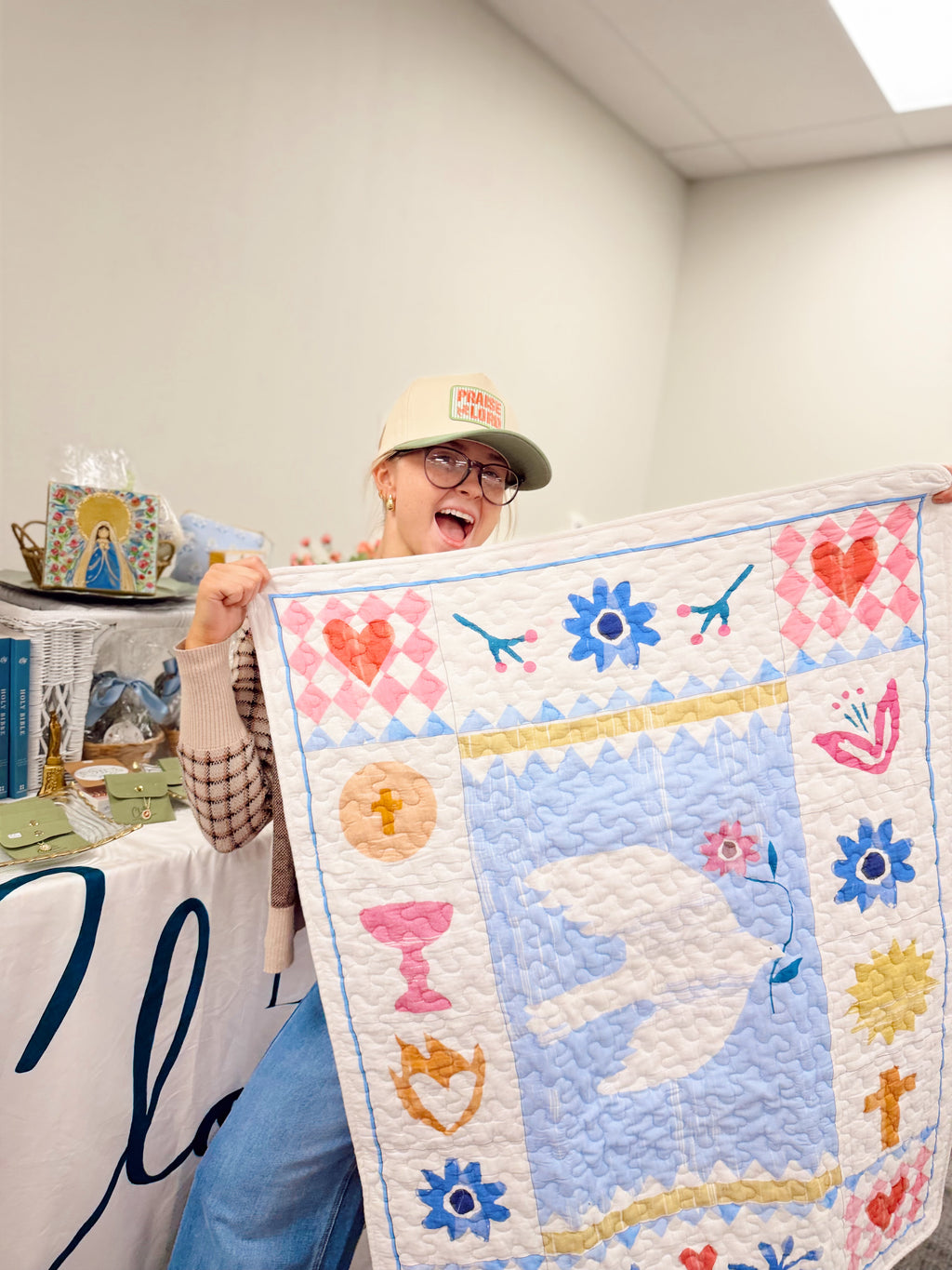 Grow in Faith - Little Ones’ Quilted Sacramental Blanket