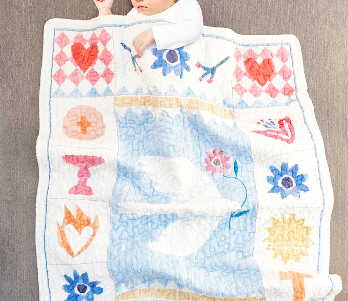 Grow in Faith - Little Ones’ Quilted Sacramental Blanket