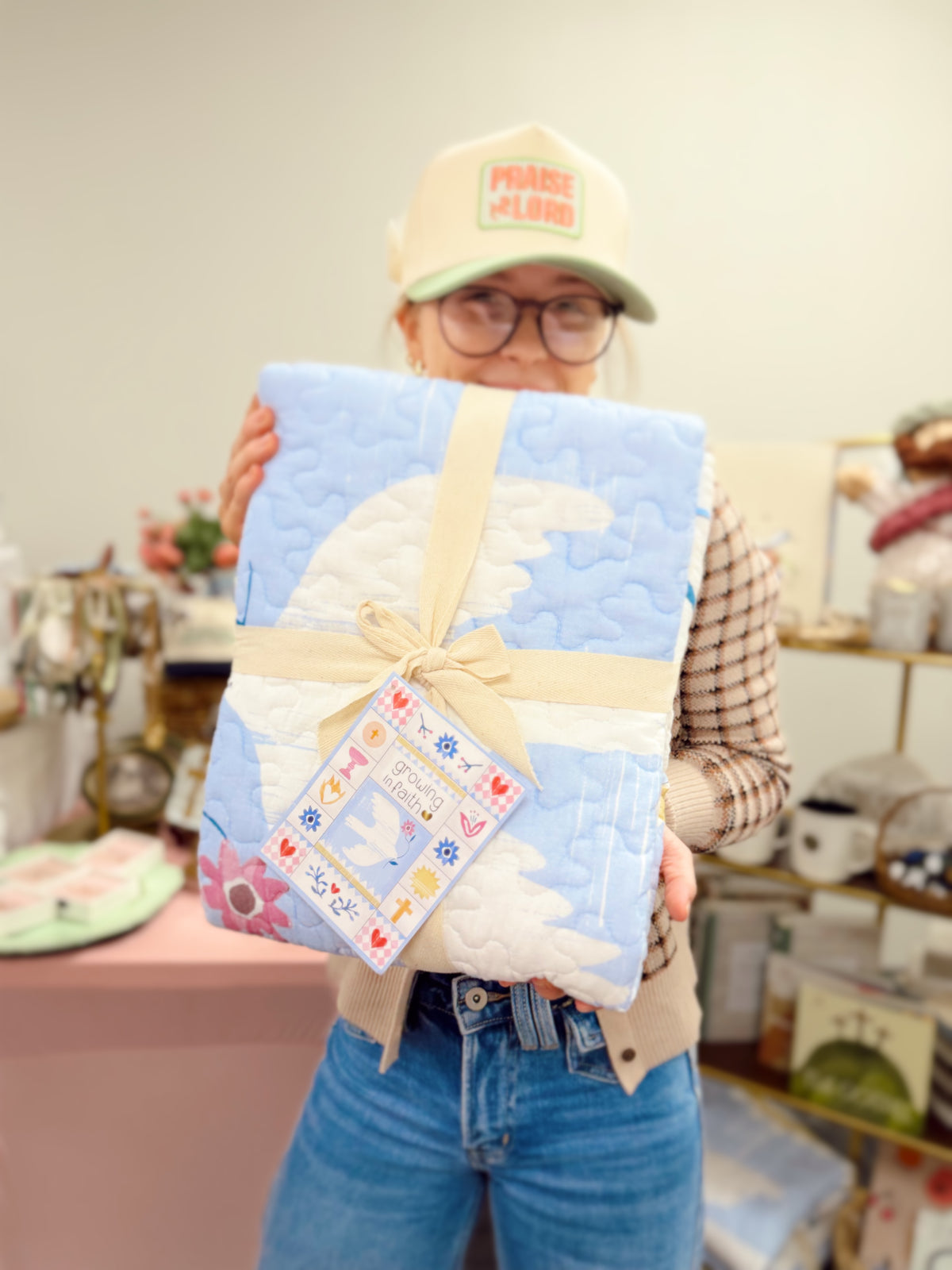 Grow in Faith - Little Ones’ Quilted Sacramental Blanket