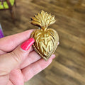To Jesus Through Mary Sacred Heart Bubble Ornaments